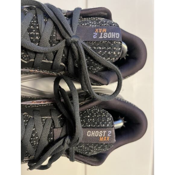 Women's Brooks Ghost Max 2 Ebony/Sweet Lavender/Alloy Size 8 B Medium Running - Picture 8 of 12